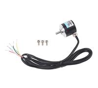 Codificador Fotoeléctrico ABZ Trifásico DC 5-24V Eje Sólido para Ofimática e Ingeniería - Velocidad 3000-6000 rpm y Frecuencia Máxima 30 KHZ - Modelo 100Z (360 gramos)