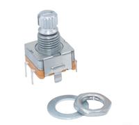 Codificador giratorio EC11 con botón de presión Rotación de 360 grados, interruptor de código de retención de 30 grados para controlador integrado e interfaces de dispositivo IOT (ciruela, 11 mm)
