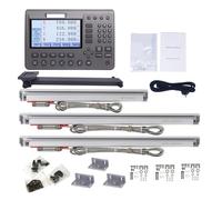 Codificador Lineal, Pantalla Digital Lcd De 4 Ejes De Metal, Kit Dro Ka-300, Codificador De Escala Lineal De Vidrio Para Torno, Rectificadora, Fresadora, Taladro, Codificador De Lectura Digital Para