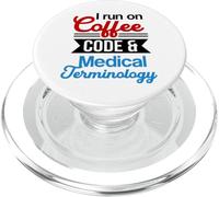 Codificador Médico Profesión Trabajo Terminología Médica Codificación PopSockets PopGrip para MagSafe