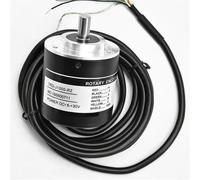 Codificador rotativo incremental serie TRD-J, diámetro exterior 50 mm, eje completo 8 mm, magnetocodificador TRD-J1000RZ, TRD-J1024RZ, TRD-J2048RZ(1024 PPR,5-24VDrive output VH)
