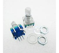 Codificador rotatorio 5pcs/lote Mango de ciruela Interruptor codificación codificador rotativo 15 mm / EC11 Potenciómetro digital con interruptor 5 pin