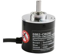 Codificador rotatorio E6B2-CWZ6C 10 20 30 40 50 60 100 200 300 400 500 600 800 1000 1024PR 1200PR 5to24VDC E6B2 CWZ6C