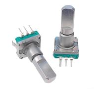 Codificador rotatorio EC11E15244G1 de 30 posiciones y 15 pulsos con función de empuje integrada y vida útil de 15000 ciclos para proyectos de automatización (longitud de la manija 15 mm)