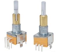 Codificador rotatorio industrial Modelo EC110701N2B Diseño de doble eje con interruptor de botón momentáneo Indicación de posición 30 Salida de señal 15 PPR