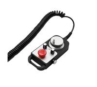 Codificador rotatorio portátil con incremento de pulso, botón de parada de emergencia rojo ajustable, generador de 25 100P/R, volante manual RST1474(RST1474,100PPR,5V)