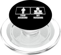 Codificador Su Marido Mi Esposo Esposa Divertido Desarrollador de Software PopSockets PopGrip para MagSafe