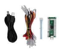 Codificador USB de alta calidad para máquinas recreativas personalizadas, integración de precisión sin retardo, carcasa trasera transparente mate