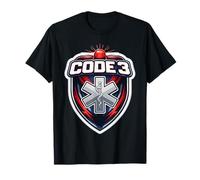 Código 3 Tres Divertido Argot paramédico Dentro Broma EMT EMS Camiseta