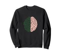 Código Binario Cerebro Sudadera