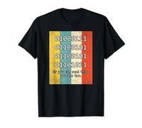 Código Binario Vintage, Programador e Informatico. Camiseta
