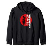 Código Bushido Samurai Kanji Guerrero Sudadera con Capucha
