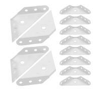 Código de ángulo acero inoxidable | Blanco 9,00 x 3,50 x 1,70 cm Refuerzo del mueble: Soporte estructural