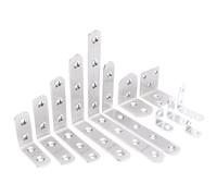 Código de ángulo de acero inoxidable 304, fijador de ángulo recto de 90 grados, soporte de hierro triangular en forma de L, soporte de placa de capas, pieza de conexión(With screws,50X100)