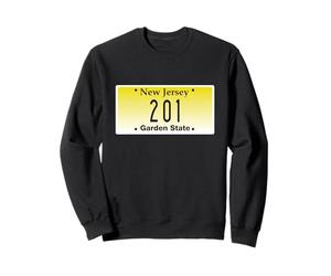Código de área 201 New Jersey Hoboken Bayonne Union City Ciudad Natal Sudadera