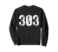 Código de área 303 Denver Colorado Teléfono Móvil Código de Área 303 Sudadera