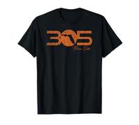 Código de área 305 Miami Dade Florida Equipo Retro Desgastado del Estado Camiseta