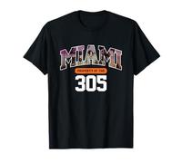 Código de área 305 Miami Vibes Diseño gráfico de Playa de Estilo Urbano Camiseta