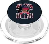 Código de área 404 Black Queens Shine en Atlanta PopSockets PopGrip para MagSafe