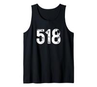 Código de Área 518 Albany New York Camiseta sin Mangas