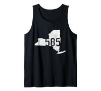 Código de área 585 Rochester Livingston New York NY Pride Camiseta sin Mangas