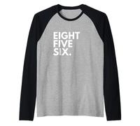 Código de Área 856 Camden New Jersey NJ Eight Five Six 856 Camiseta Manga Raglan
