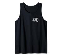 Código de área de Atlanta Georgia 470 Local Resident Patriot America Camiseta sin Mangas