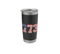 Código de área de Chicago Illinois 773 Resident Patriot American Vaso térmico de acero inoxidable de doble pared