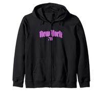 Código de área de la Ciudad de Nueva York 718 Old School NYC Bronx Brooklyn Sudadera con Capucha