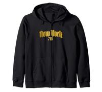 Código de área de la Ciudad de Nueva York 718 Old School NYC Bronx Brooklyn Sudadera con Capucha