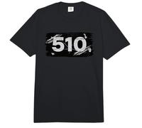Código de área de Oakland 510 Ropa de Calle East Bay Grunge Comfort Colors Adult Heavyweight T-Shirt