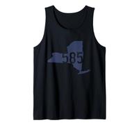 Código de área de Rochester Livingston New York 585 NY Pride Camiseta sin Mangas