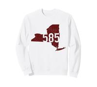Código de área de Rochester Livingston New York 585 NY Pride Sudadera