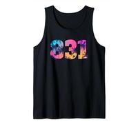 Código de Área Retro Vintage Surf y Skateboard Santa Cruz Camiseta sin Mangas