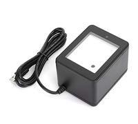 Código de Barras con Cable USB, Escáner de código de Barras de Escritorio con tecnología CMOS, Plataforma de escaneo de código QR Supermercado Pago móvil Escáner de código de Barras,ECC(YHD-9800)