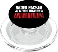 Código de Barras de elevación del Equipo del empaquetador del selector de la logística del Trabajador de almacén PopSockets PopGrip para MagSafe