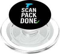 Código de Barras de elevación del Equipo del empaquetador del selector de la logística del Trabajador de almacén PopSockets PopGrip para MagSafe