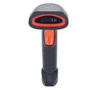 Código de Barras del escáner de código Kuuleyn Qr, escáner de código de Barras de Mano, 1D Barcode Scanner 2.4g Ligero de luz roja inalámbrico Lector de código de Barras Rojo
