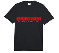 Código de Barras Lo Siento, Estoy agotado Cool Funny Simple Comfort Colors Adult Heavyweight T-Shirt