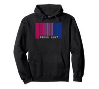 Código de Barras Orgullo Orgullo Orgullo Bisexual Bandera LGBTQ Amor estético Sudadera con Capucha