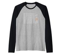 Código de Bloque de génesis de Bitcoin Camiseta Manga Raglan