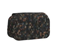 Código de computadora del Programador Estuche para lápices portátil con Doble Concha y Cremallera