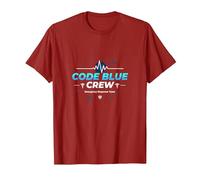 Código de Enfermera de Emergencia Blue Crew Response Team Gift Camiseta, Hombre, Arándano, 3XL