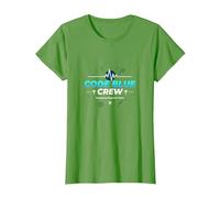 Código de Enfermera de Emergencia Blue Crew Response Team Gift Camiseta, Mujer, Hierba, 3XL