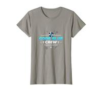 Código de Enfermera de Emergencia Blue Crew Response Team Gift Camiseta, Mujer, Pizarra, XS