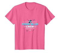 Código de Enfermera de Emergencia Blue Crew Response Team Gift Camiseta, Niños, Rosa Jaspeado, 6 años