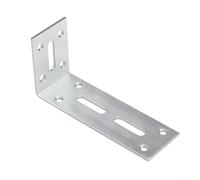 Código de esquina Soporte de ángulo recto fijo Soporte ajustable de acero inoxidable para soporte de esquina seguro, 2 piezas (90 x 180 mm)