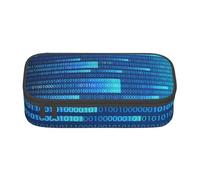 Código de Programador Azul, Estuche para lápices, Estuche para lápices Estuche para lápices de Gran Capacidad Estuche para cosméticos