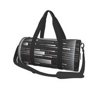Código de Programador Negro, Bolsa de Viaje de Gran Capacidad, Bolso Redondo, Bolsa de Viaje Deportiva, Bolsa de Mano, Bolsa de Fitness