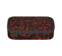 Código de Programador Rojo, Estuche para lápices, Estuche para lápices Estuche para lápices de Gran Capacidad Estuche para cosméticos